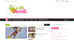 Desktop Screenshot of lifewithheidi.com