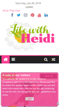 Mobile Screenshot of lifewithheidi.com